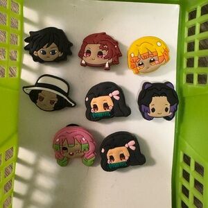 Demon slayer croc charm bundle